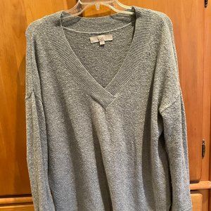 Super soft grey sweater from Loft